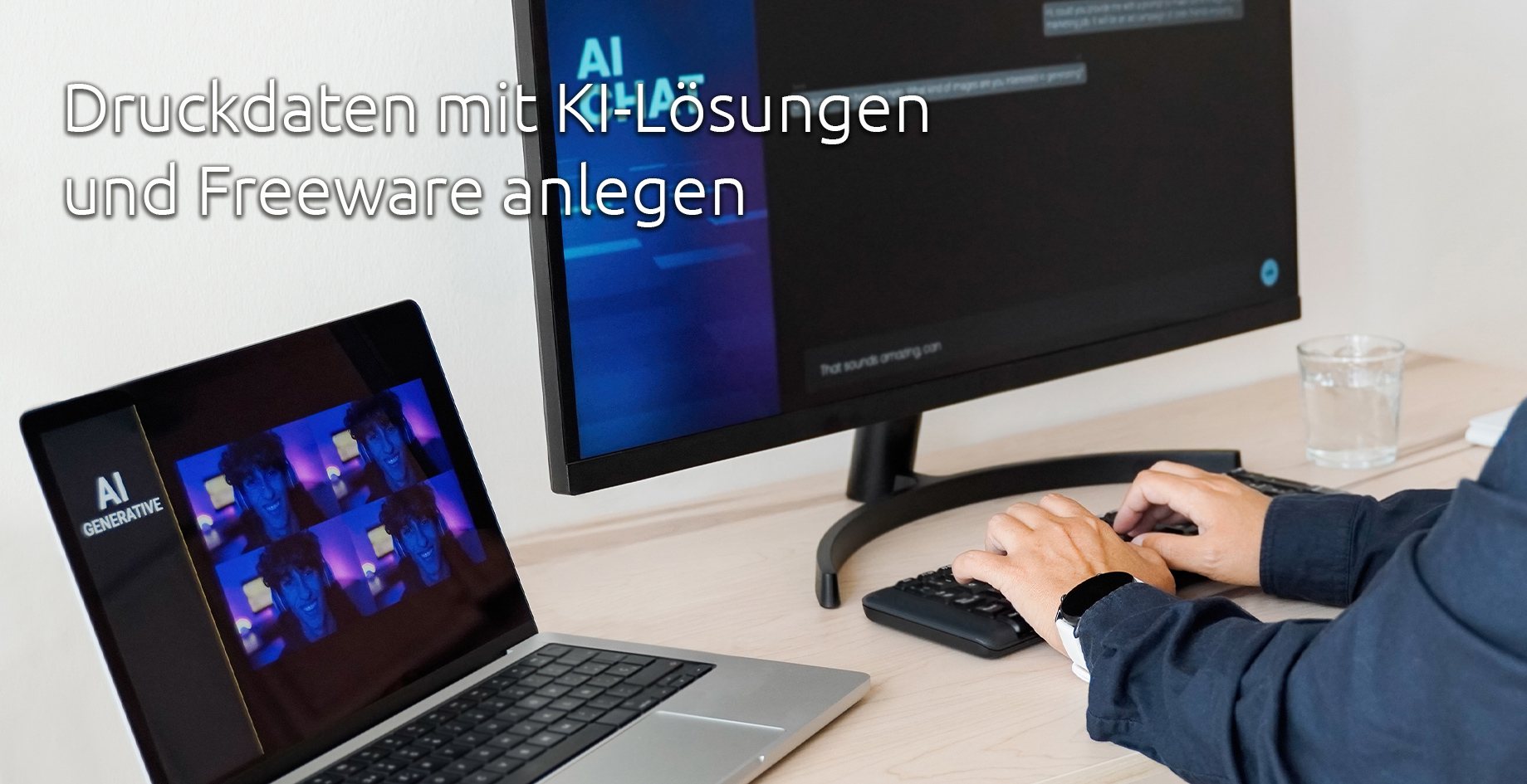 Druckdaten mit KI-Lösungen und Freeware anlegen – was Sie beachten müssen
