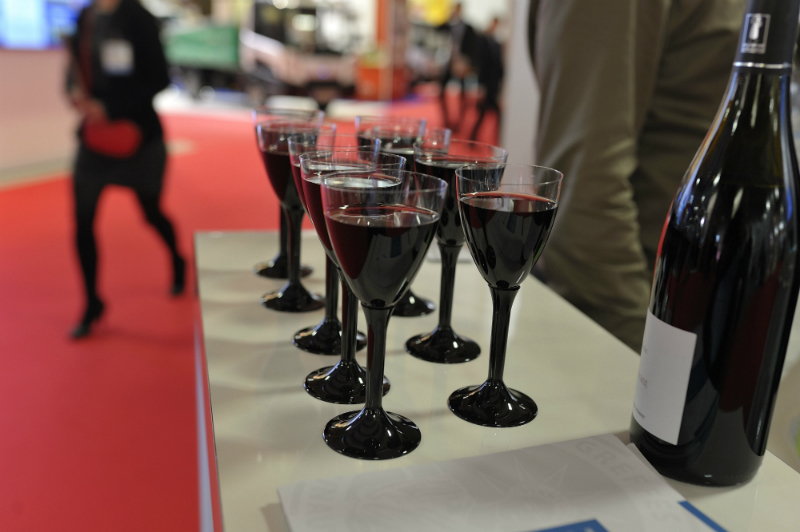 Produktprobe auf einer Messe Produktprobe auf einer Messe