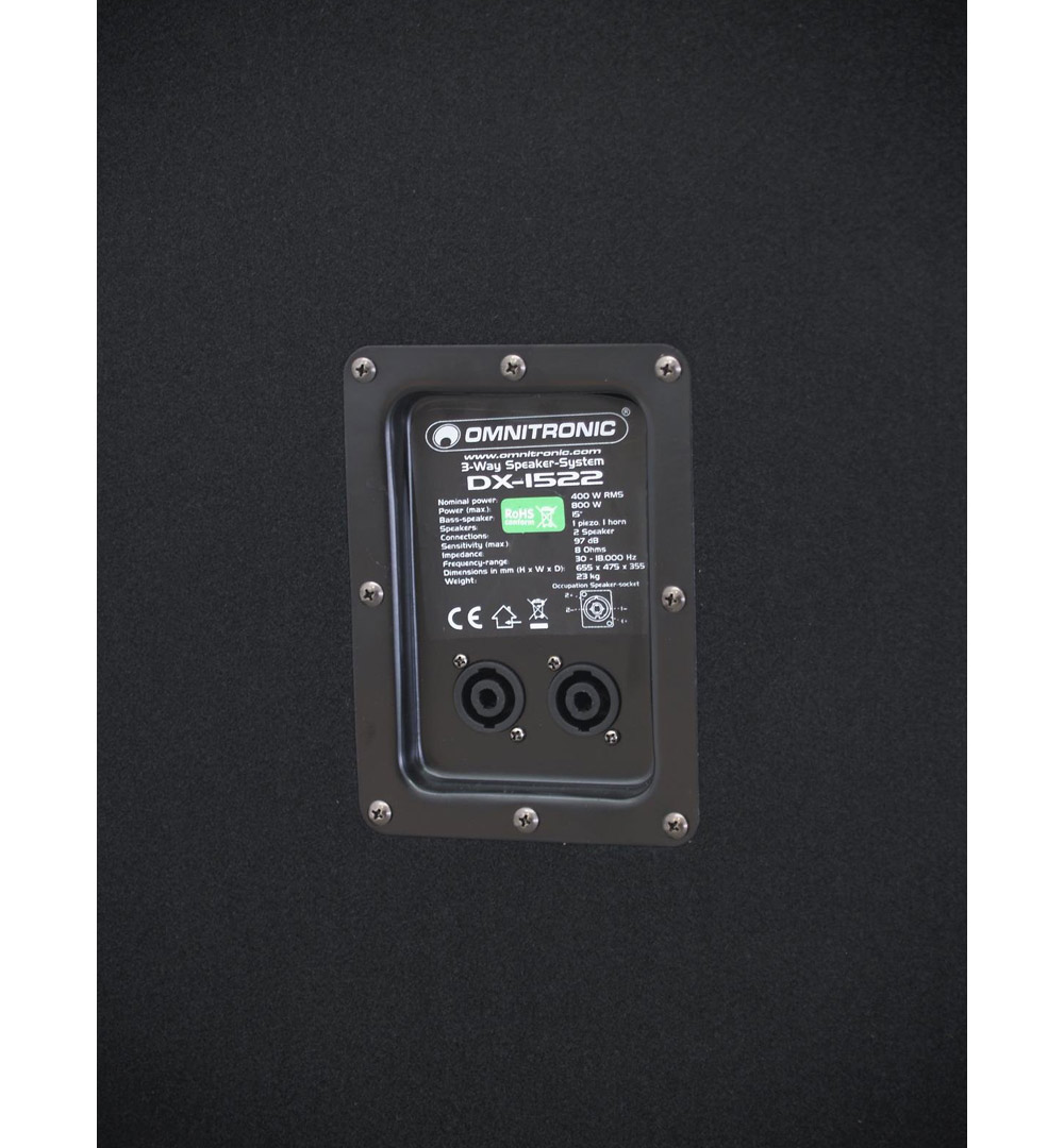 OMNITRONIC DX-1522 3-Wege Box 800 WOMNITRONIC DX-1522 3-Wege Box 800 W - live 03