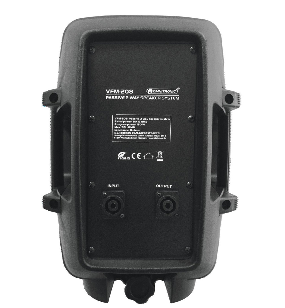 OMNITRONIC VFM-208 2-Wege LautsprecherOMNITRONIC VFM-208 2-Wege Lautsprecher - live 03