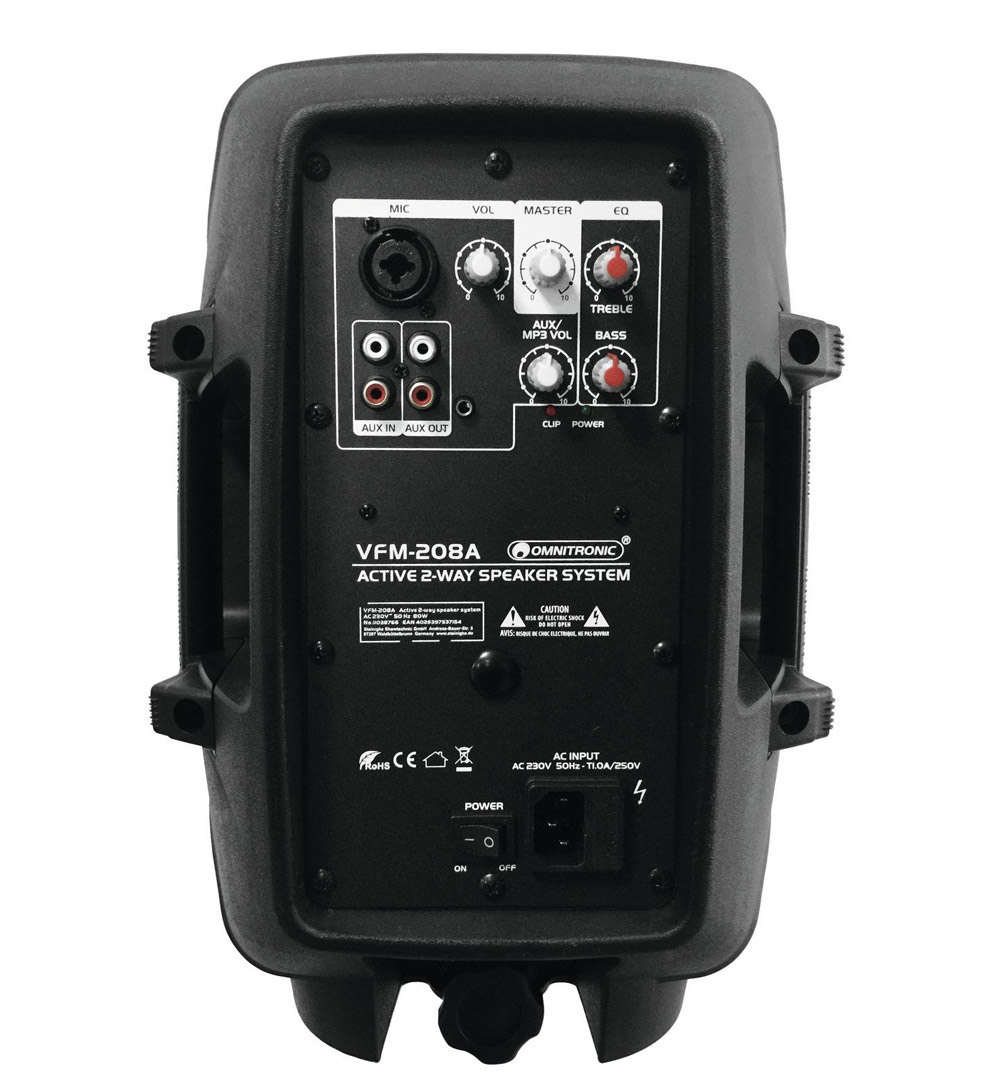 OMNITRONIC VFM-208A 2-Wege Lautsprecher, aktivOMNITRONIC VFM-208A 2-Wege Lautsprecher, aktiv - live 03