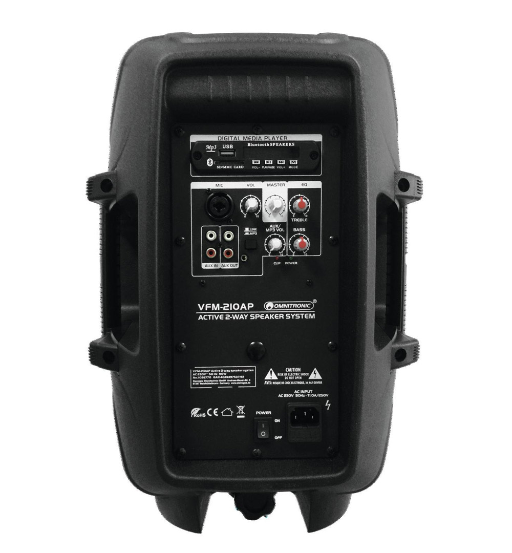 OMNITRONIC VFM-210AP 2-Wege Lautsprecher, aktivOMNITRONIC VFM-210AP 2-Wege Lautsprecher, aktiv - live 03
