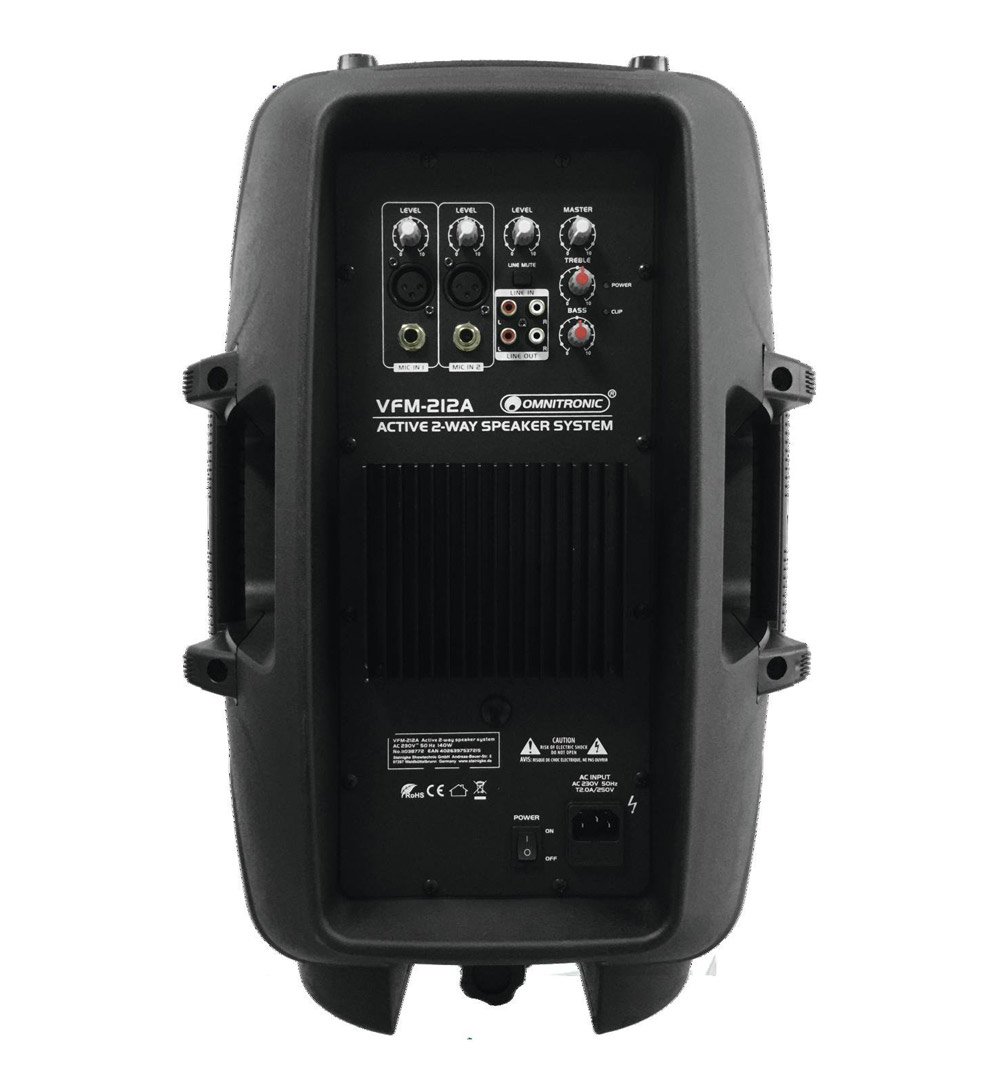 OMNITRONIC VFM-212A 2-Wege Lautsprecher, aktivOMNITRONIC VFM-212A 2-Wege Lautsprecher, aktiv - live 03
