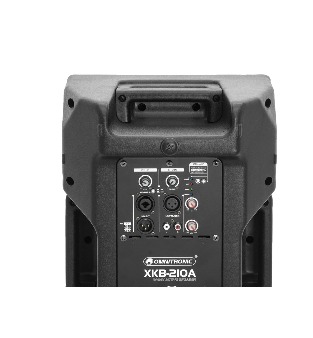 OMNITRONIC XKB-210A 2-Wege Lautsprecher, aktiv, BluetoothOMNITRONIC XKB-210A 2-Wege Lautsprecher, aktiv, Bluetooth - live 03