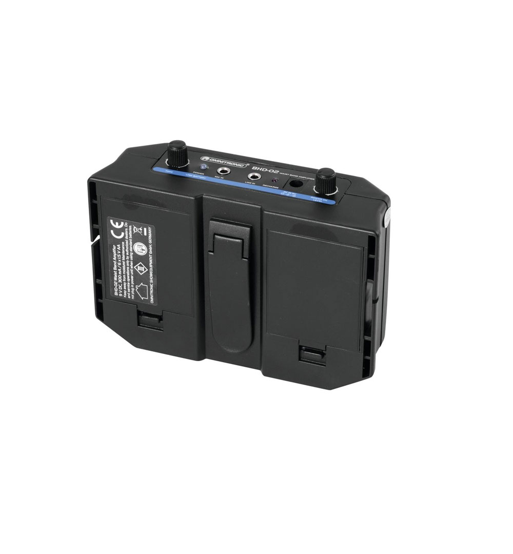 OMNITRONIC BHD-02 GürtelverstärkerOMNITRONIC BHD-02 Gürtelverstärker - live 03