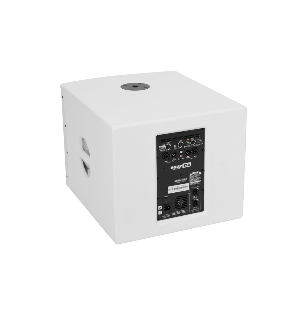 OMNITRONIC MOLLY-12A Subwoofer aktiv weiß