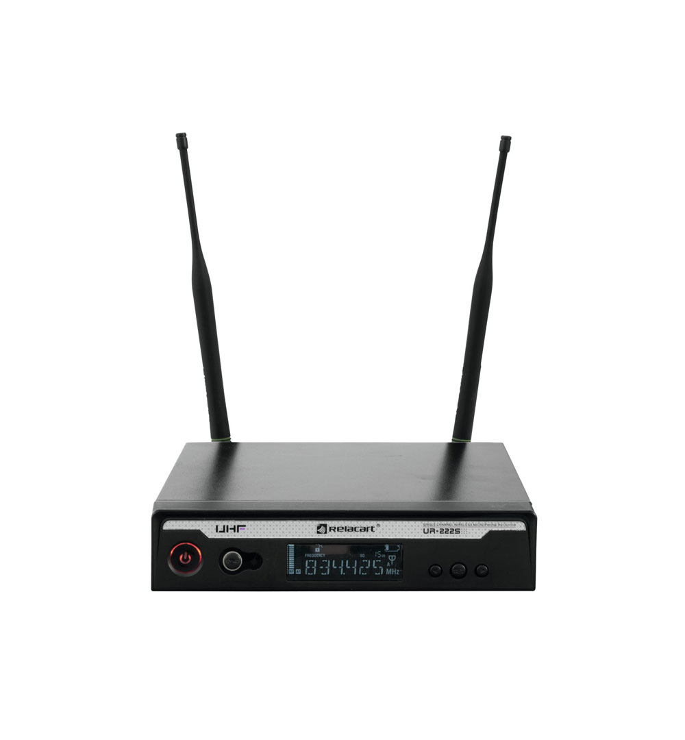 RELACART UR-222S 1-Kanal UHF-Empfänger 823-832 + 863-865 MHz