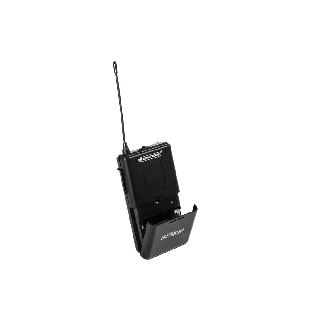 OMNITRONIC UHF-E4 Funkmikrofon-System 518.7/520.9/523.1/525.3MHz