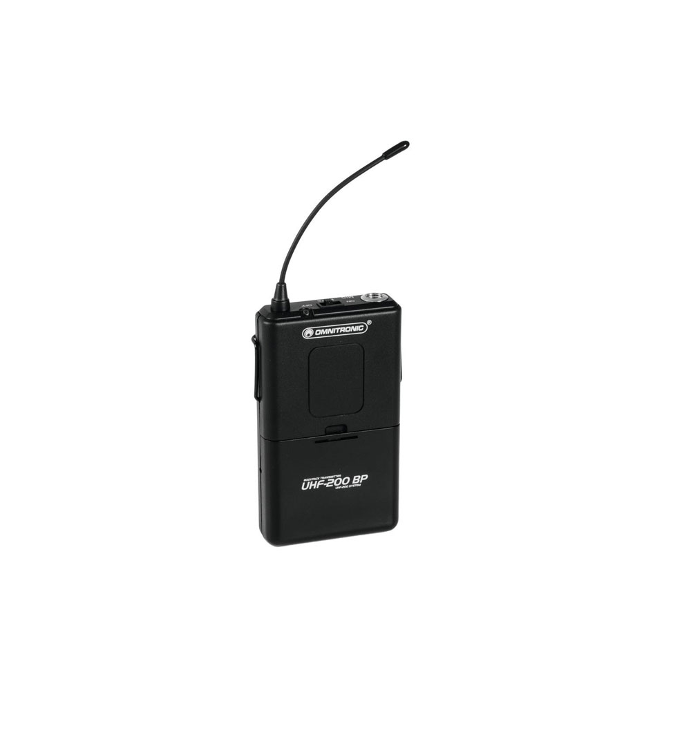OMNITRONIC UHF-E4 Funkmikrofon-System 518.7/520.9/523.1/525.3MHz