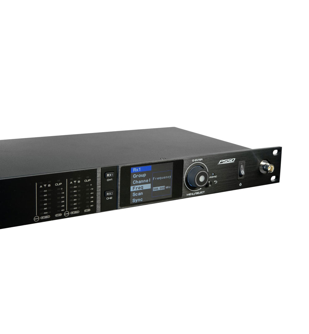 PSSO WISE TWO 2-Kanal True Diversity Empfänger 518-548MHz