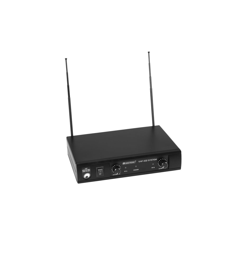 OMNITRONIC VHF-102 Funkmikrofon-System 215.85/207.55MHz