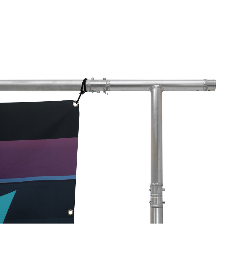 ALUTRUSS Set SINGLELOCK Trennwand Erweiterung 3,35 x 2,15m - live 02