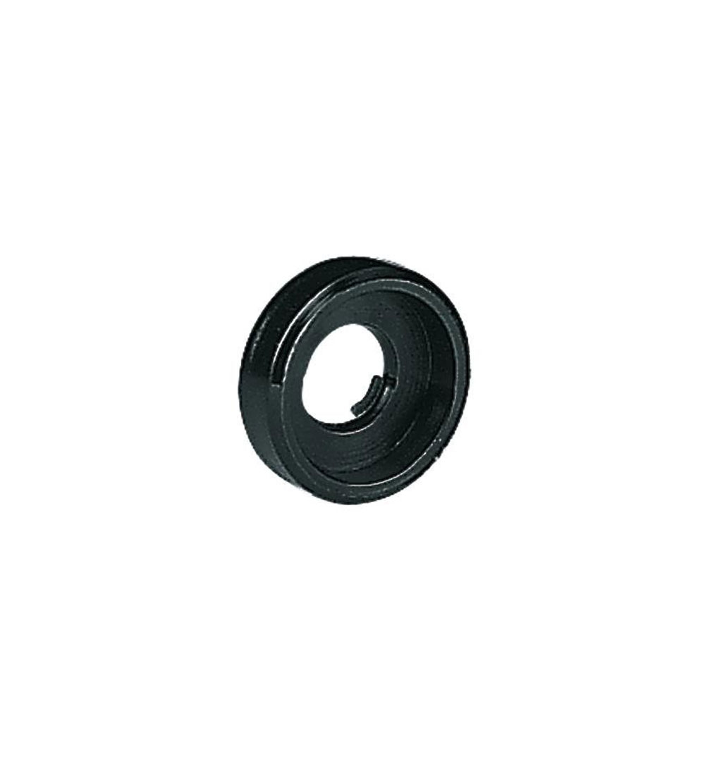 ACCESSORY Kunststoffscheibe schwarz groß (vertieft)