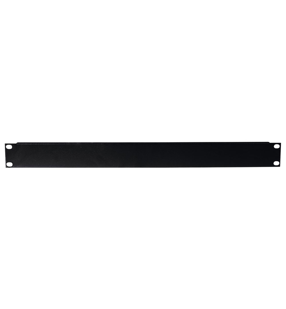 OMNITRONIC Frontplatte Z-19U, Stahl, schwarz 1HE