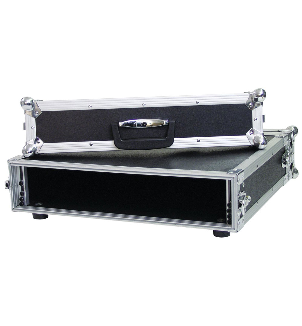 ROADINGER Effektrack CO DD, 2HE, 40cm tief, schwarz