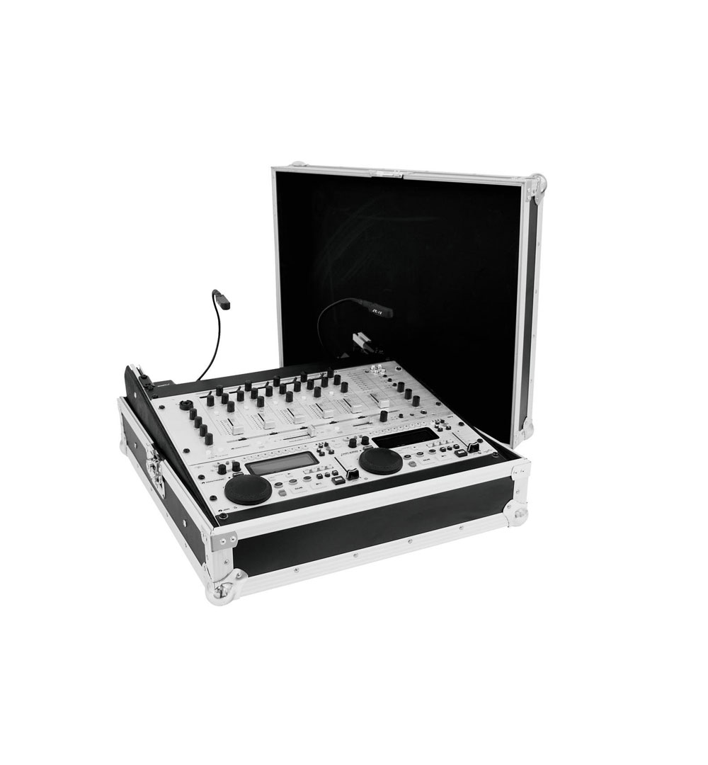 ROADINGER Mixer-Case Profi MCB-19, schräg, sw, 12HE
