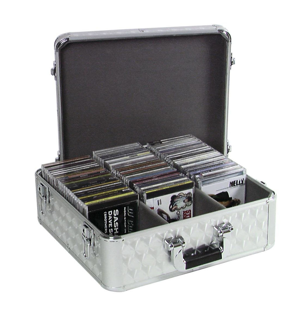 ROADINGER CD-Case ALU poliert 100 CDs
