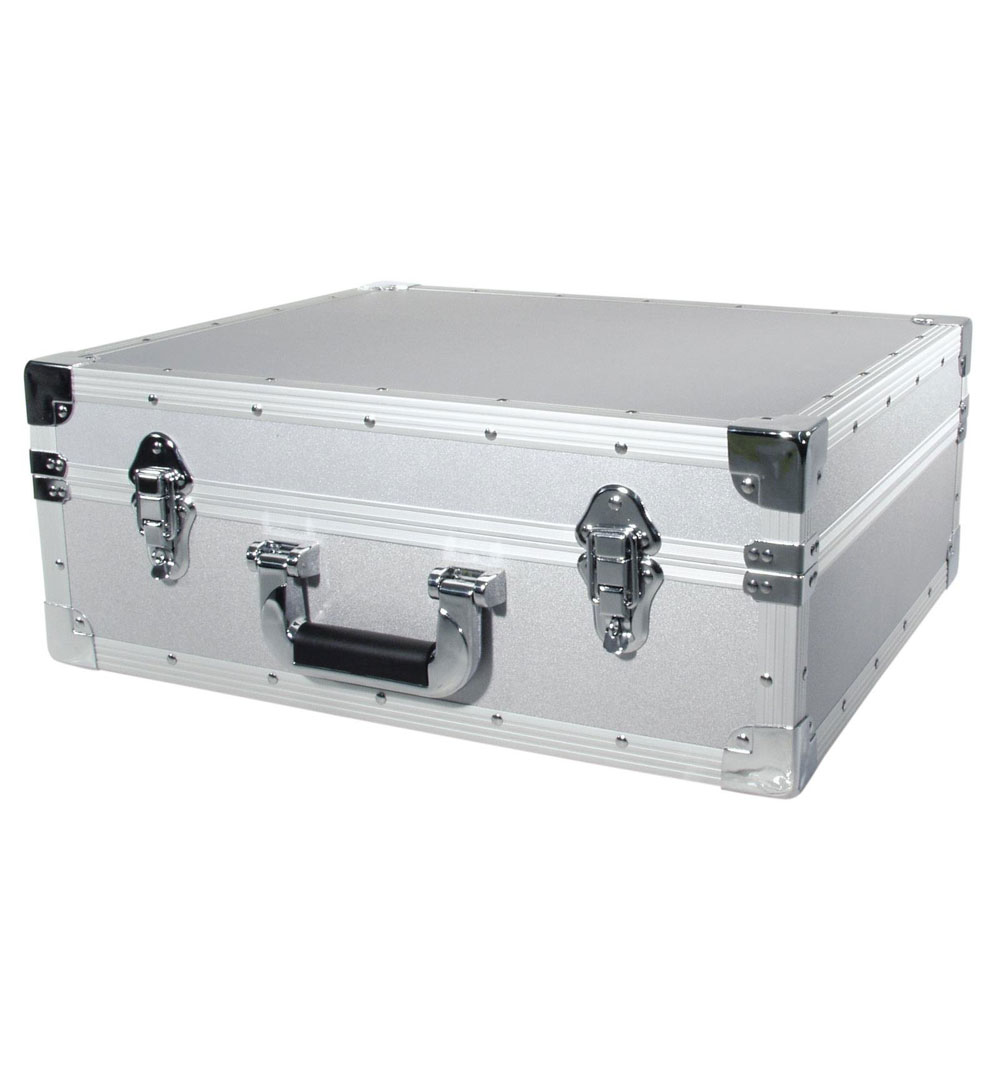 ROADINGER Plattenspieler-Case silber -S-