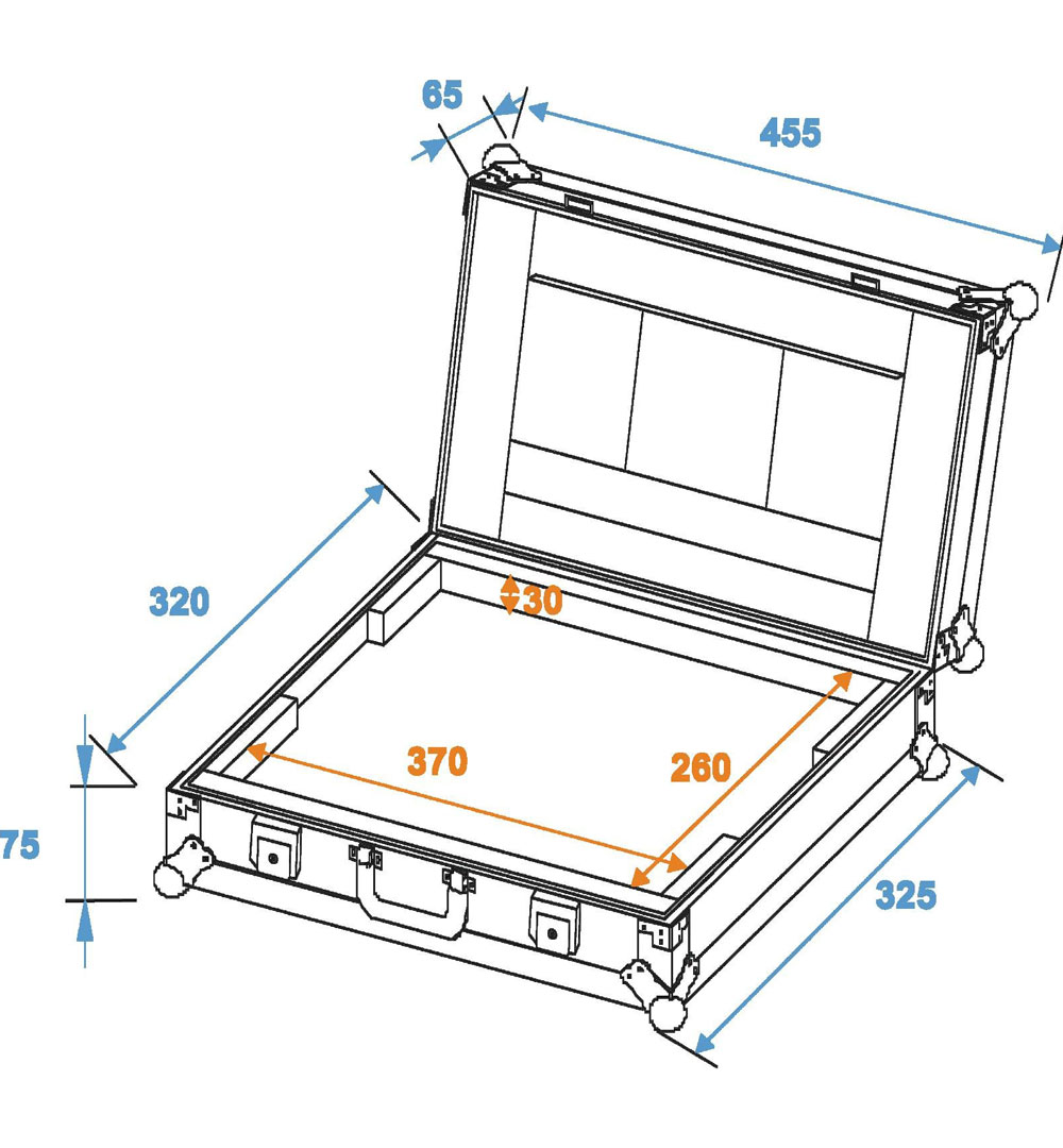ROADINGER Laptop-Case LC-15 maximal 370x255x30mm