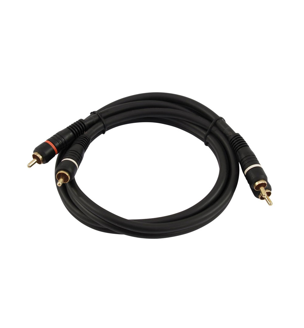 OMNITRONIC Cinch Kabel 2x2 0,3m
