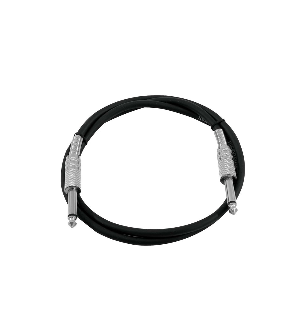 OMNITRONIC Klinkenkabel 6,3 mono 1m sw