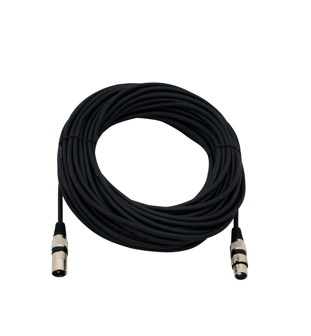 OMNITRONIC XLR Kabel 3pol 25m sw