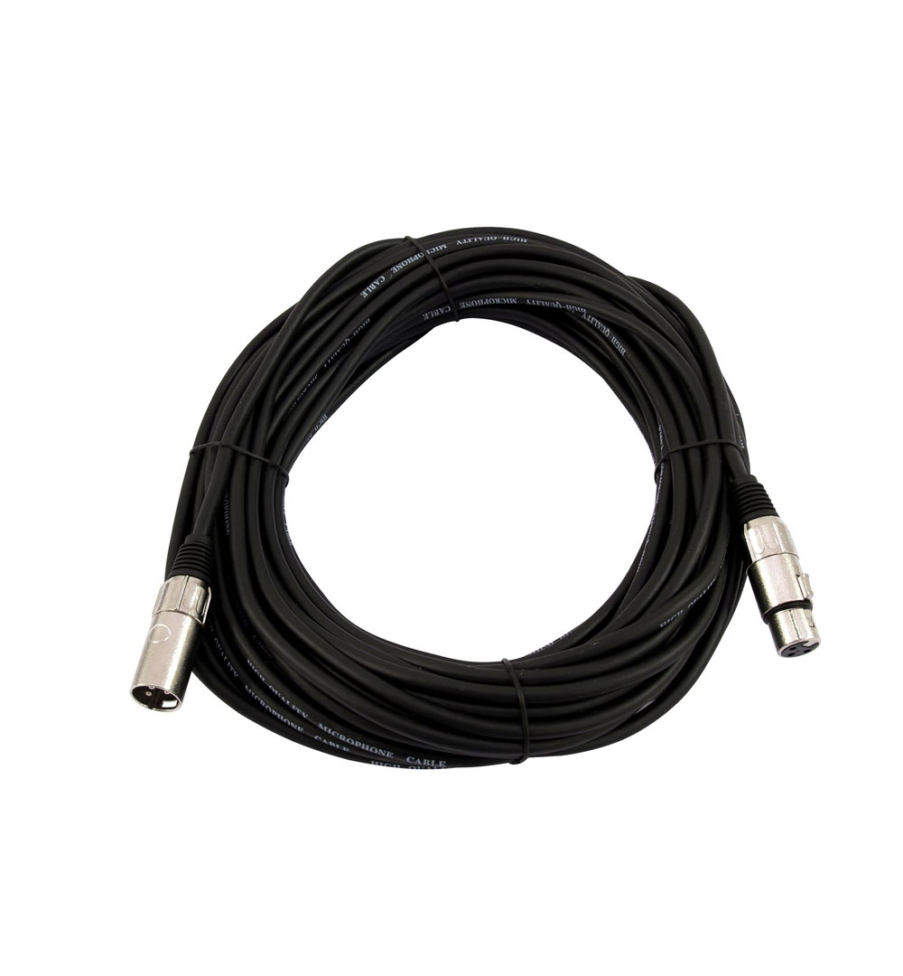 OMNITRONIC XLR Kabel 3pol 30m sw
