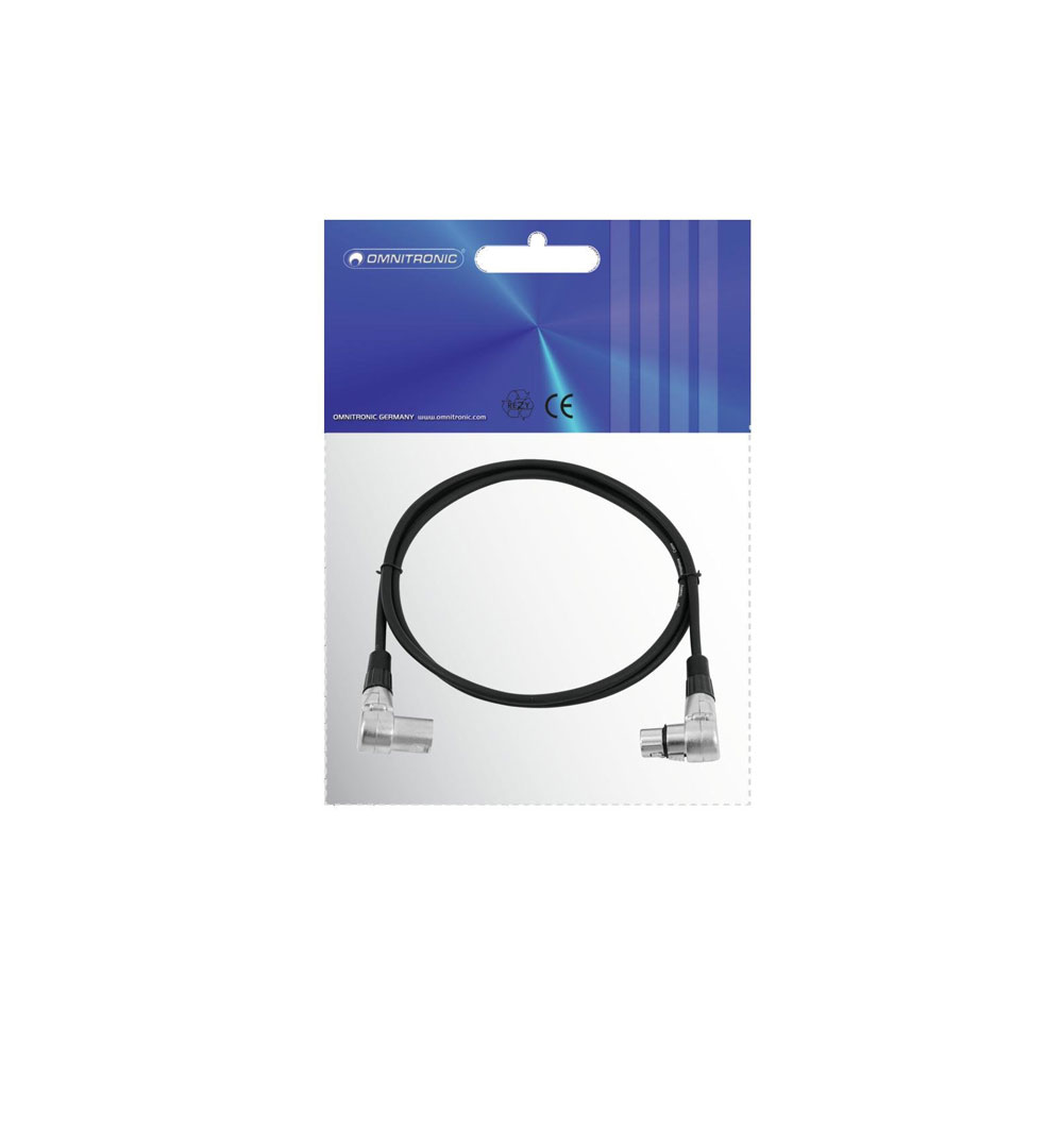 OMNITRONIC XLR Kabel 3pol 1,5m 90° swOMNITRONIC XLR Kabel 3pol 1,5m 90° sw - live 03
