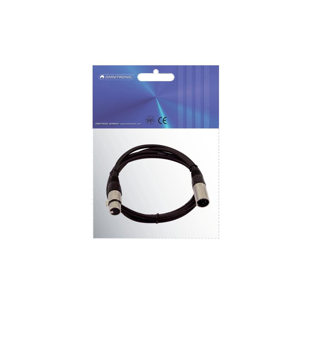 OMNITRONIC XLR Kabel 5pol 3m swOMNITRONIC XLR Kabel 5pol 3m sw - live 03