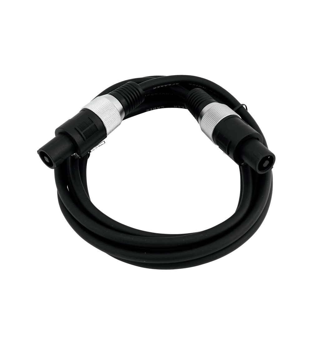 OMNITRONIC Lautsprecherkabel Speaker 2x2,5 5m sw