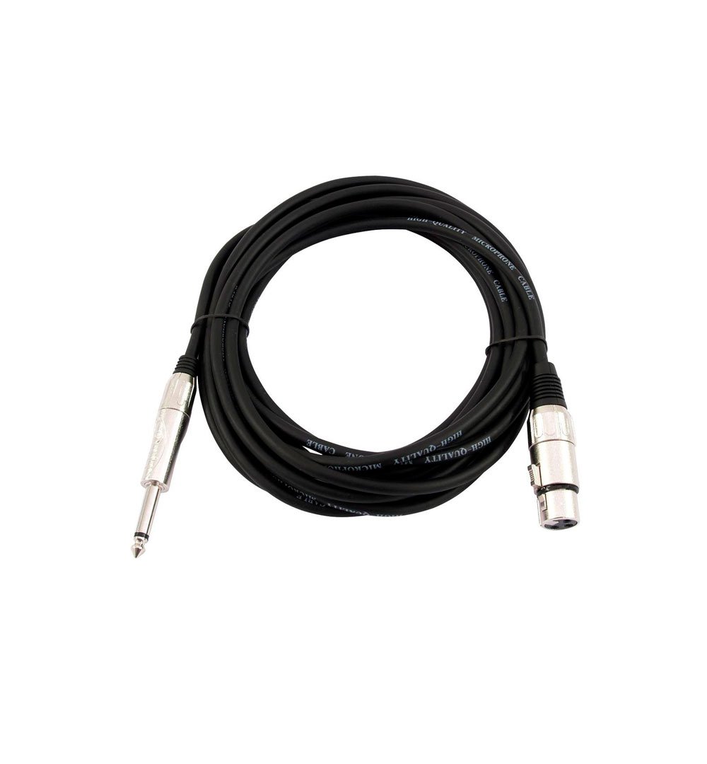 OMNITRONIC Adapterkabel XLR(F)/Klinke mono 2m sw