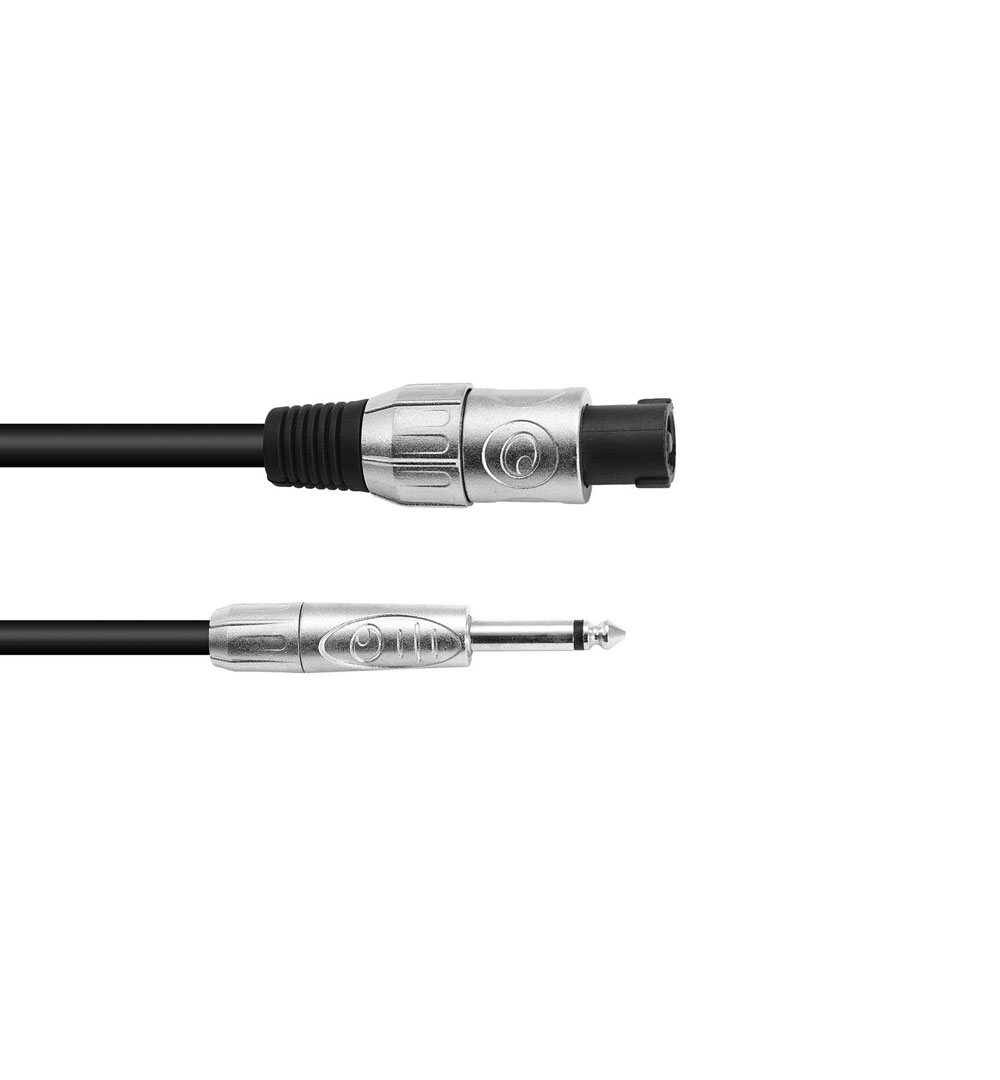 OMNITRONIC Adapterkabel Speaker(M)/Klinke 5m sw