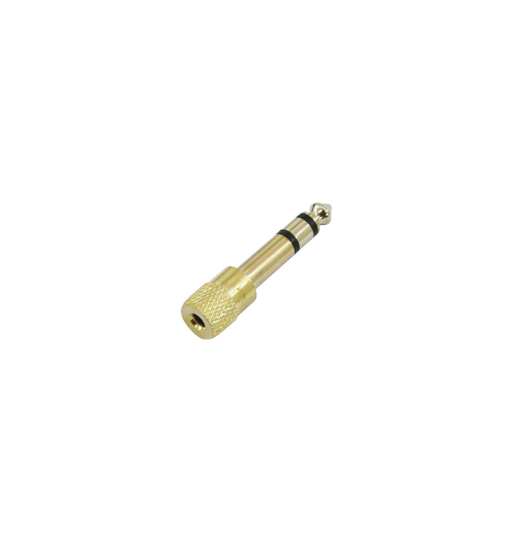 OMNITRONIC Adapter Klinke(M)/3,5 Klinke(F) 10x