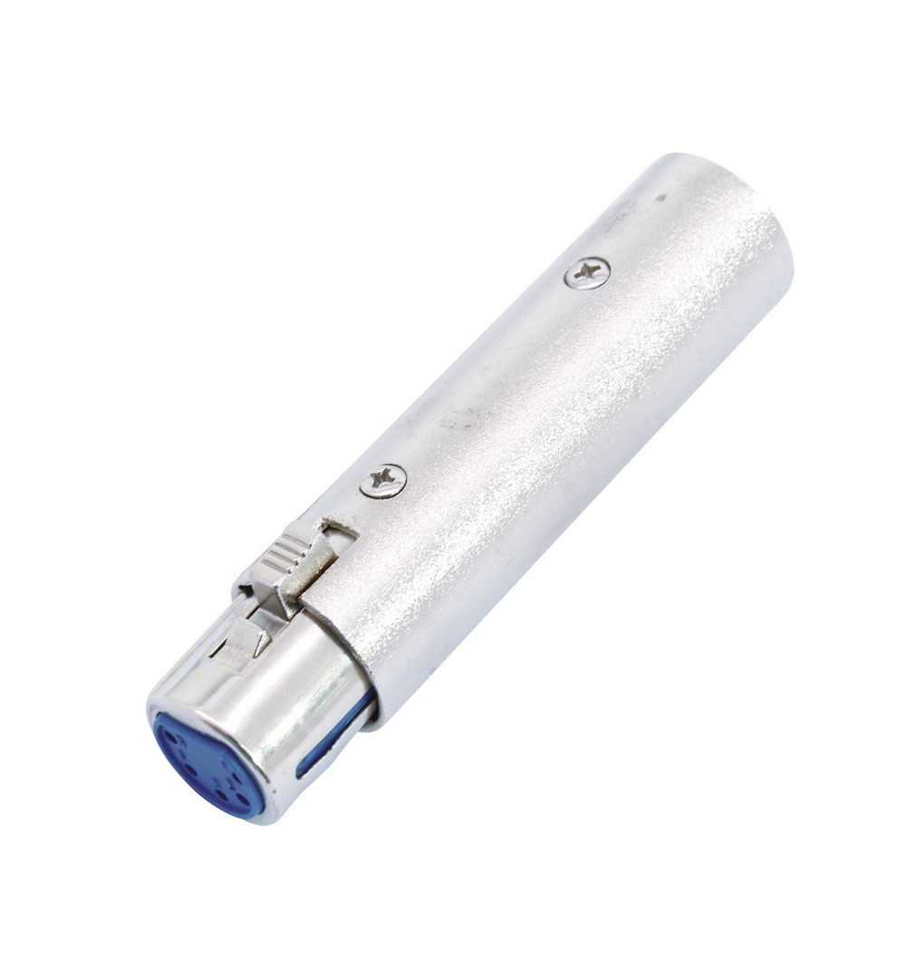 OMNITRONIC Adapter 3pol XLR(M)/5pol XLR(F)