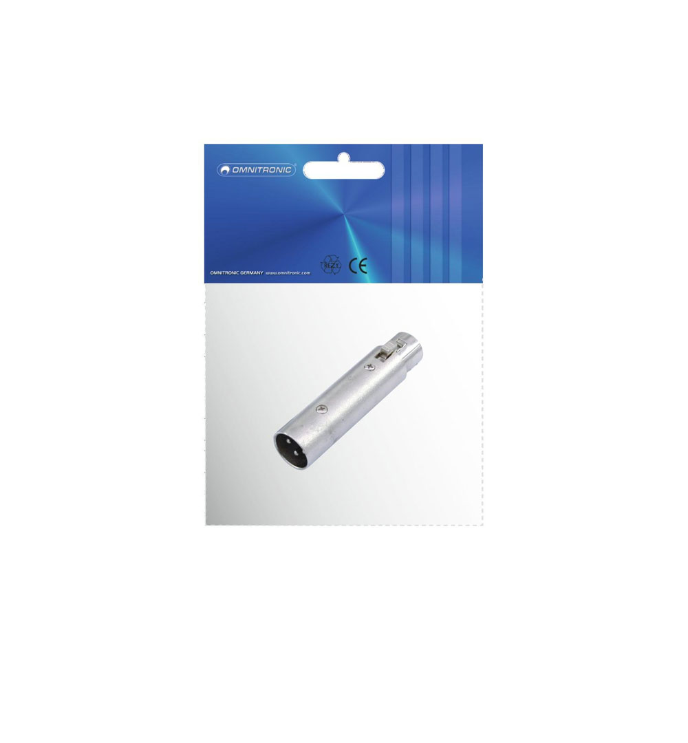 OMNITRONIC Adapter 3pol XLR(M)/5pol XLR(F)OMNITRONIC Adapter 3pol XLR(M)/5pol XLR(F) - live 03