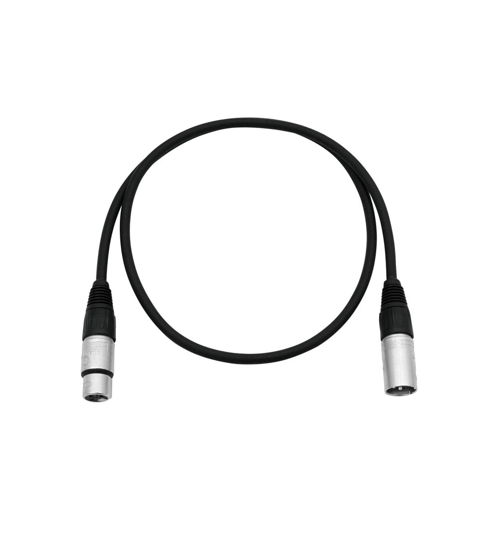 SOMMER CABLE XLR Kabel 3pol 0,9m sw NeutrikSOMMER CABLE XLR Kabel 3pol 0,9m sw Neutrik - live 03