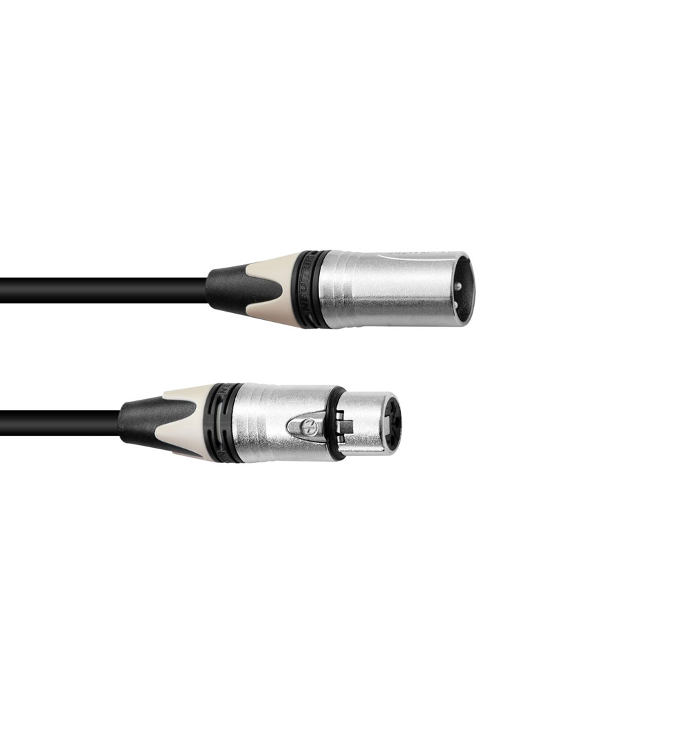 PSSO XLR Kabel COL 3pol 15m sw Neutrik