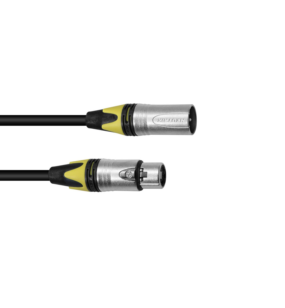 PSSO XLR Kabel COL 3pol 20m sw Neutrik