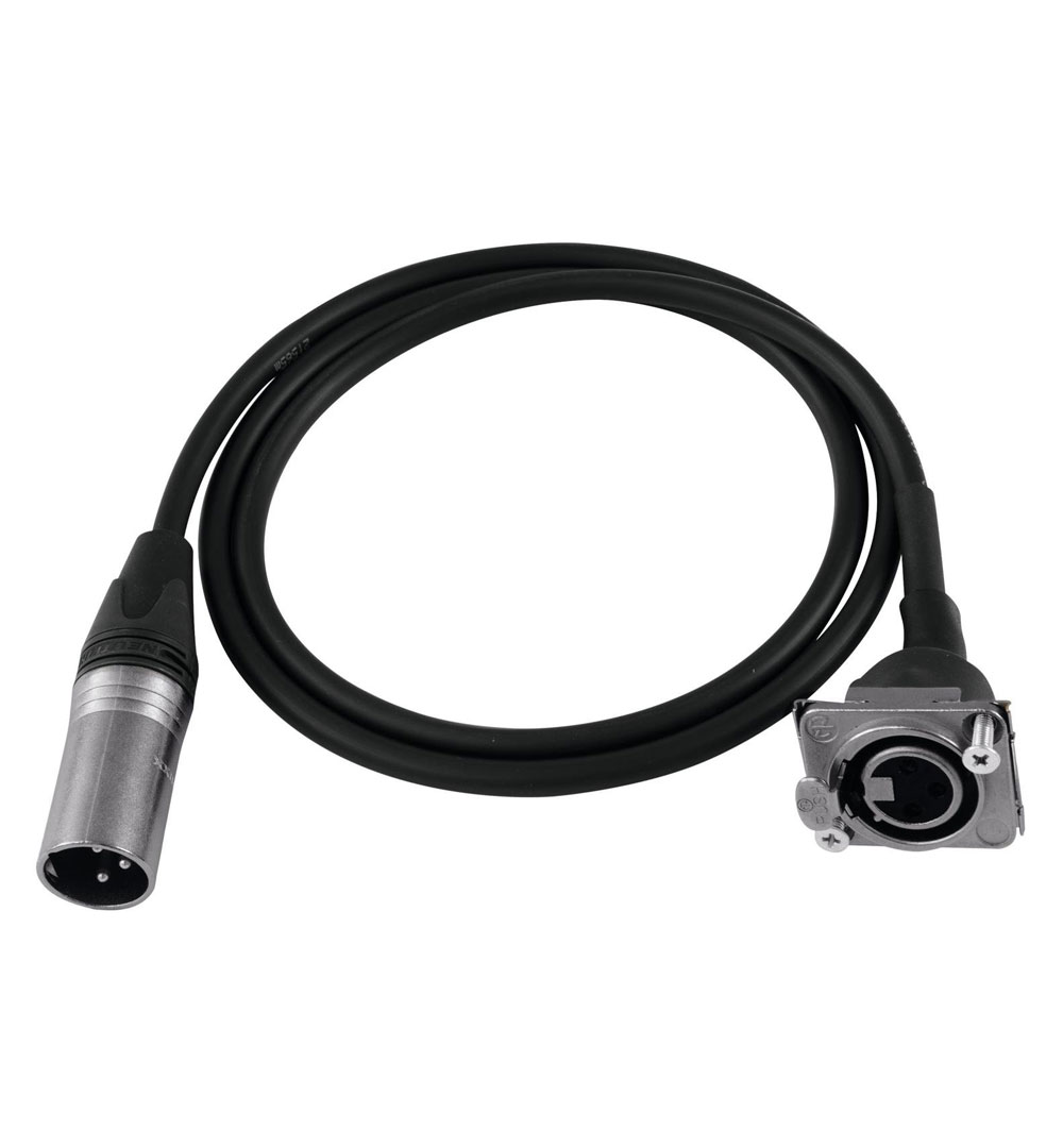 PSSO Patch Kabel XLR(M)/XLR(F) EB 1m sw