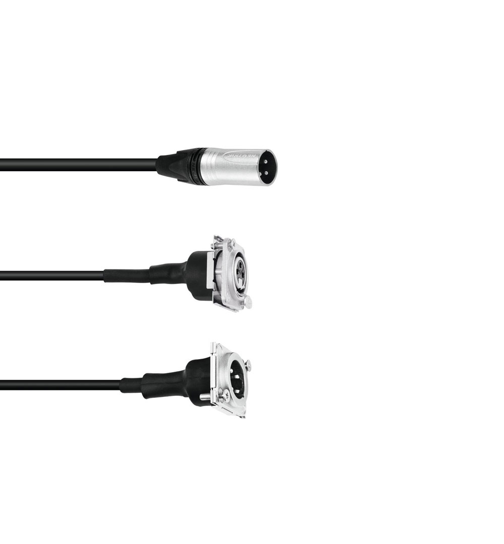 PSSO Patch Kabel XLR(F)EB/1xXLR(M)1xXLR(M)EB1m