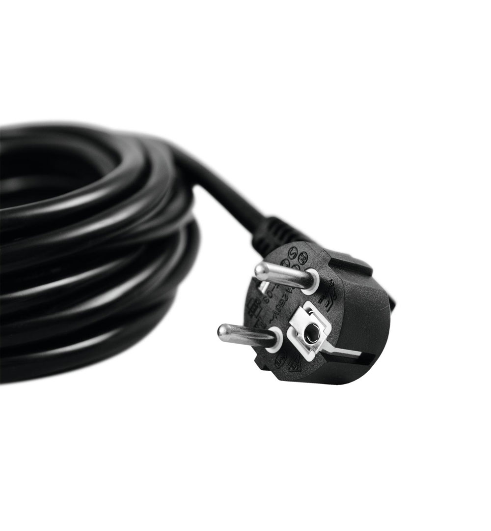 IEC LOCK Kaltgeräte Netzkabel verriegelbar 3x1,0 3m sw