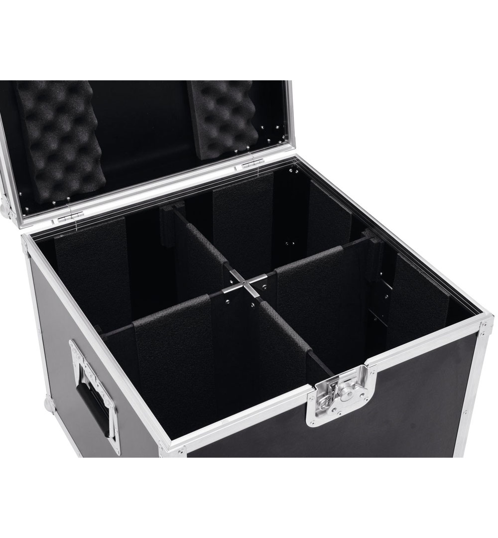 ROADINGER Flightcase 4x PAR-56 Spot lang