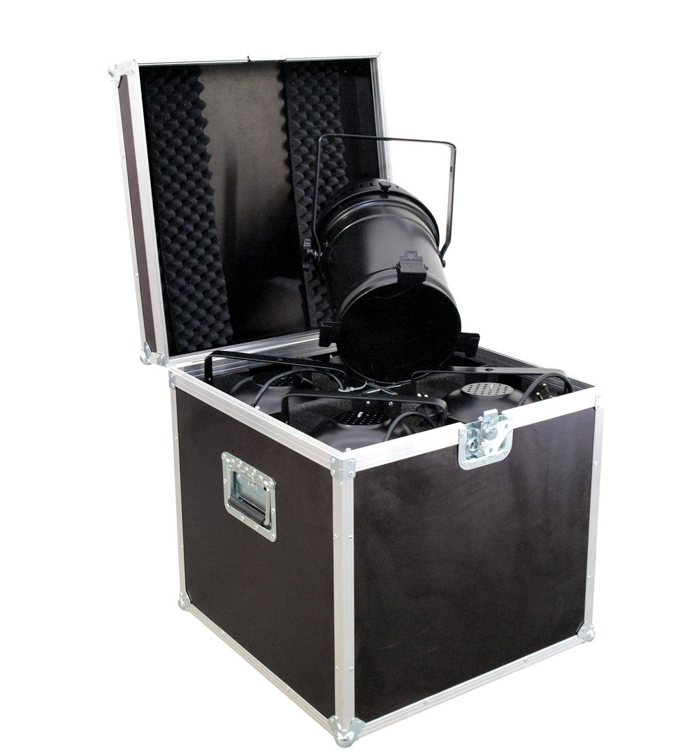 ROADINGER Flightcase 4x PAR-64 Spot lang