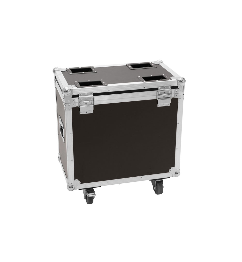 ROADINGER Flightcase 2x TMH-X12 mit Rollen