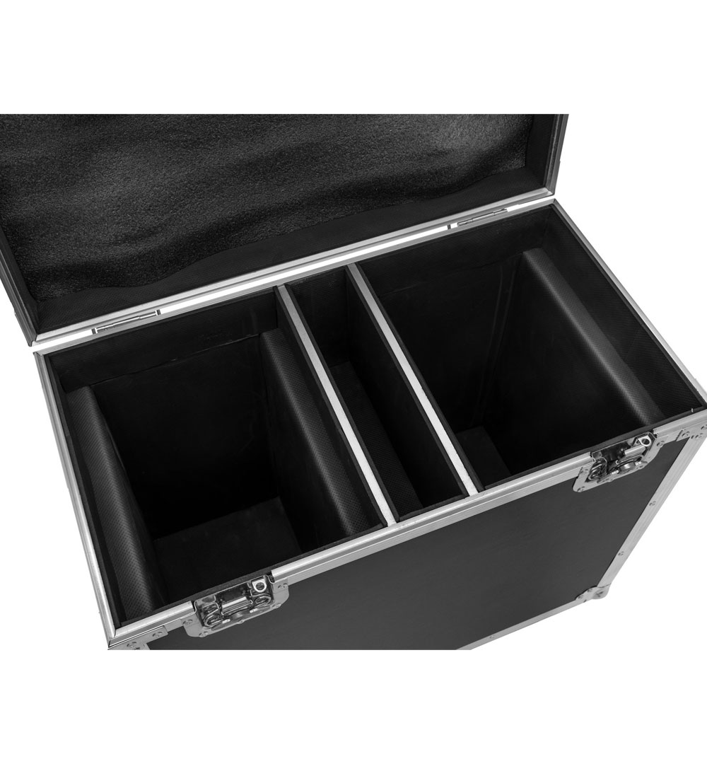 ROADINGER Flightcase 2x TMH-S200 mit Rollen