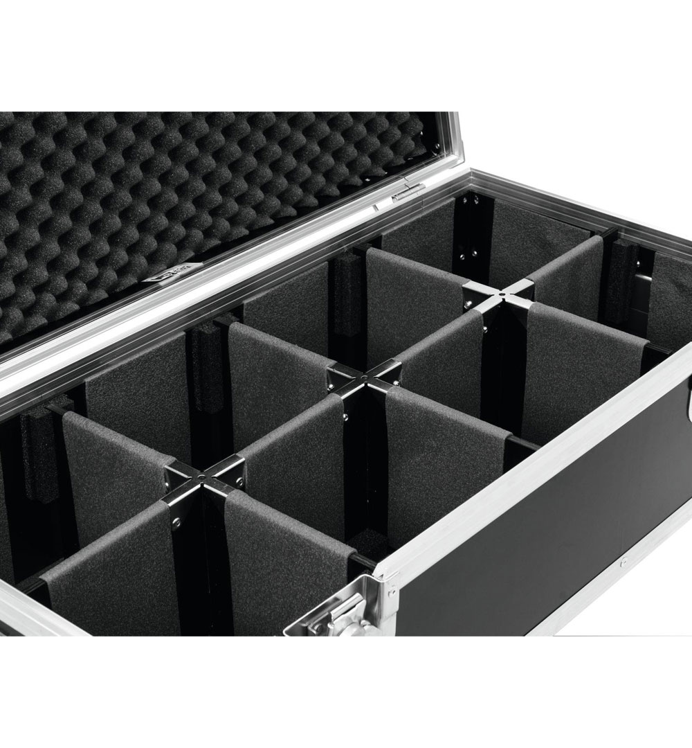ROADINGER Flightcase 8x AKKU UP-4