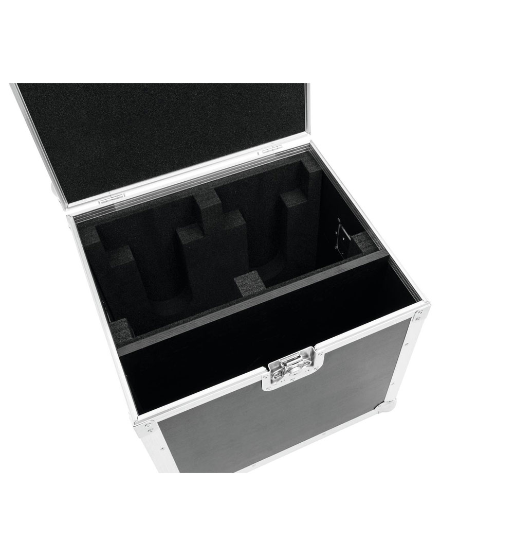 ROADINGER Flightcase 2x EYE-7 RGBW Zoom
