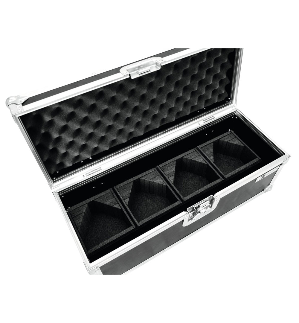 ROADINGER Flightcase 4x AKKU TL-3 TCL Trusslight
