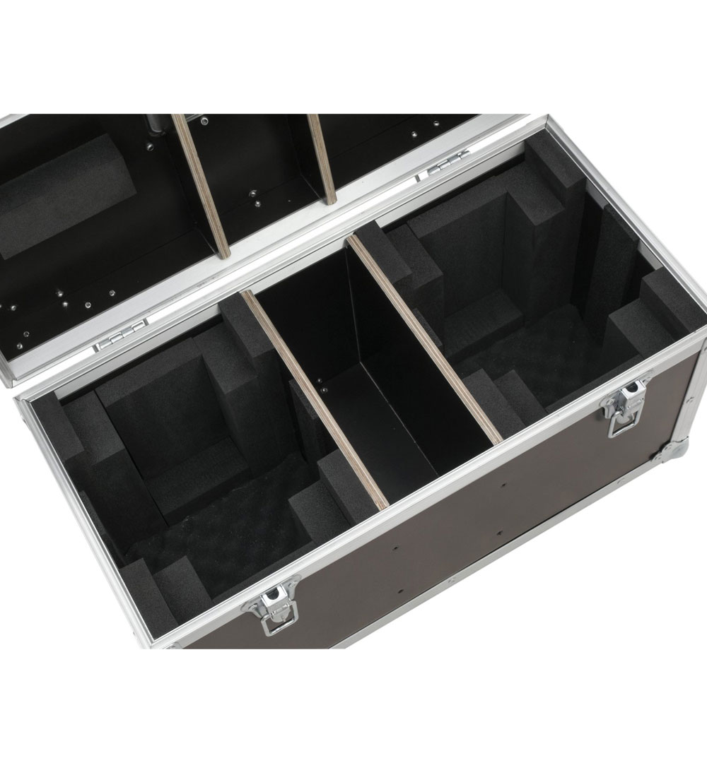 ROADINGER Flightcase 2x LED TMH-17