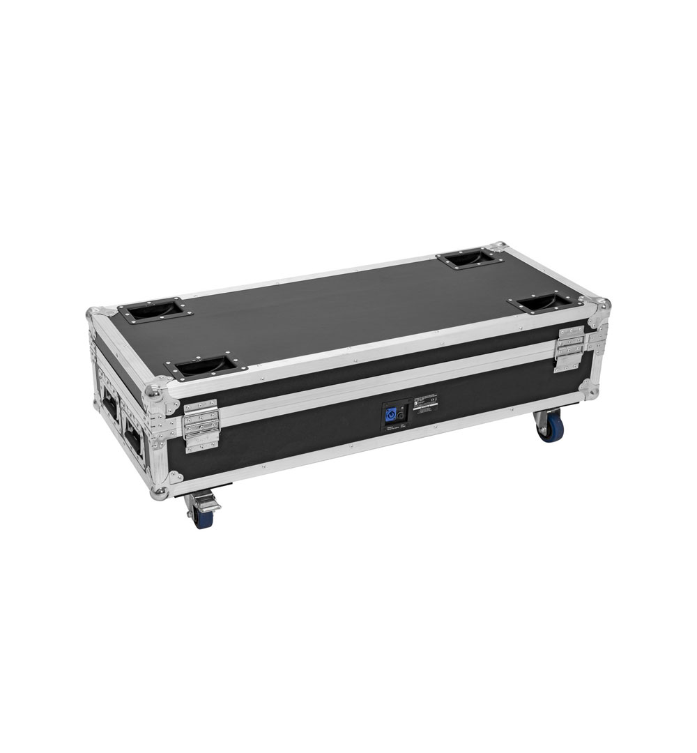 ROADINGER Flightcase 8x AKKU IP UP-4 QuickDMX mit Ladefunktion